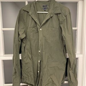 green button up